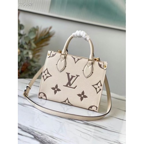 Louis Vuitton ONTHEGO PM - WYŁĄCZNIE ONLINE M45654 kremowy
