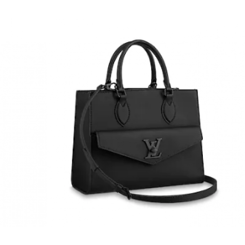 Louis Vuitton Oryginalna torba LOCKME TOTE M55845 czarna