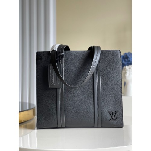 Torba typu tote Louis Vuitton Original Leather Aerogram M57308 w kolorze czarnym