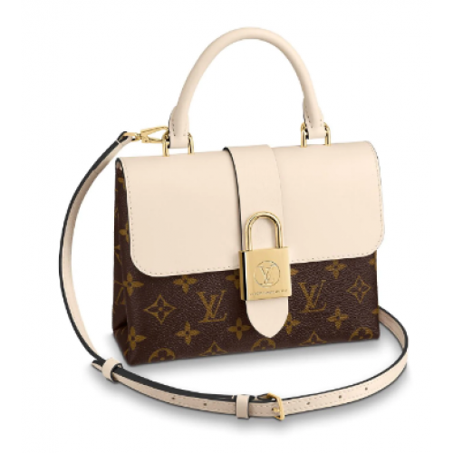 Louis Vuitton Original Leather LOCKY BB M44653 kremowy