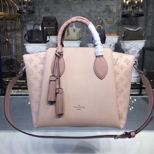 Louis Vuitton Oryginalna Skóra Mahina HAUMEA M55029 Różowa