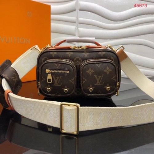 Louis Vuitton Original Monogram Canvas M45672 Biały i brązowy