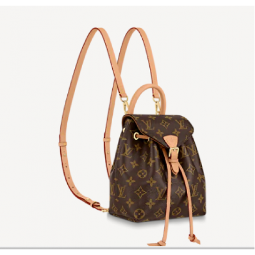 Louis Vuitton Oryginalny Monogram Canvas MONTSOURIS BB M45516 Postarzany Naturalny