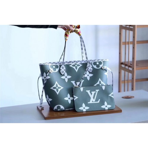 Louis Vuitton Original Monogram Canvas NEVERFULL M41177 zielony