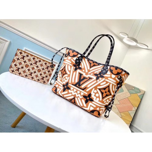 Louis Vuitton Original Monogram Canvas NEVERFULL M44676 żółty