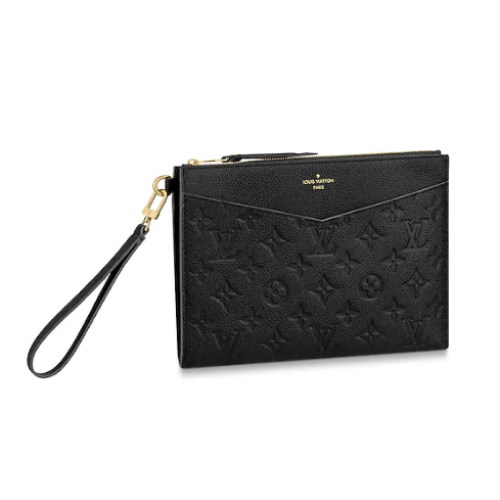 Louis Vuitton Original Monogram Empreinte Kopertówka MELANIE M68705 czarna