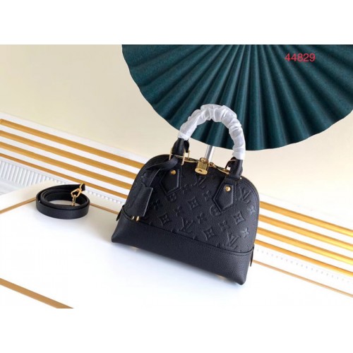 Oryginalny monogram Louis Vuitton Empreinte NEO ALMA BB M44866 czarny