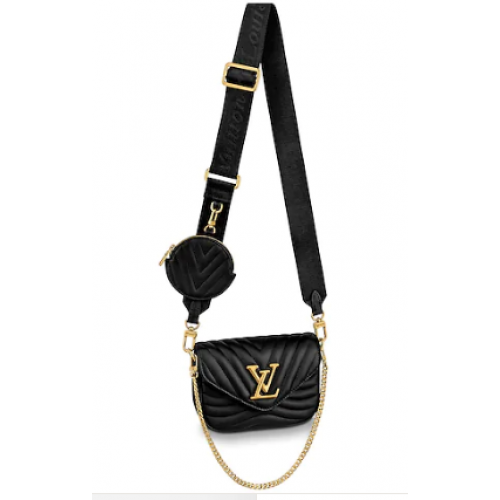 Louis Vuitton Original NEW WAVE MULTI-POCHETTE M56461 black