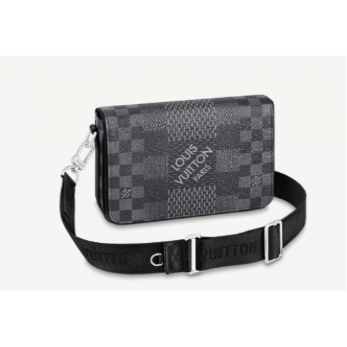 Louis Vuitton Original STUDIO MESSENGER N50013 czarny