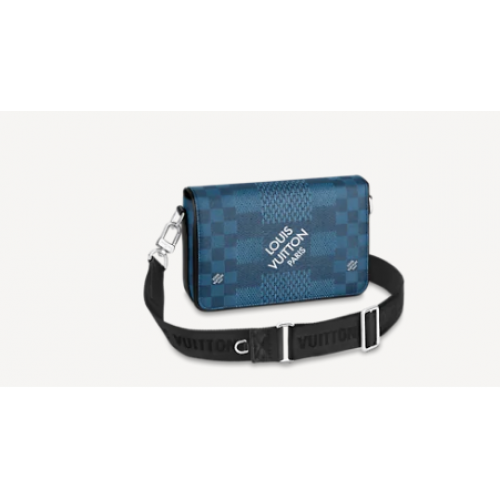 Louis Vuitton Original STUDIO MESSENGER N50026 niebieski