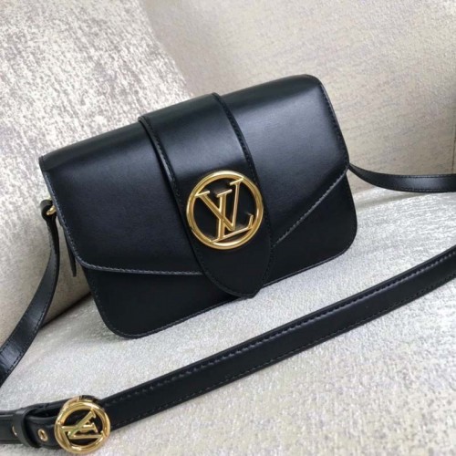 Louis Vuitton Oryginalna gładka skóra M53950 Czarna