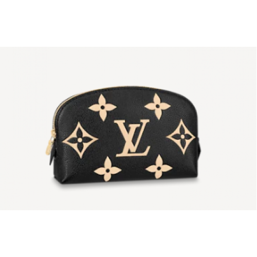 Mała kosmetyczka Louis Vuitton M59086 w kolorze czarno-beżowym