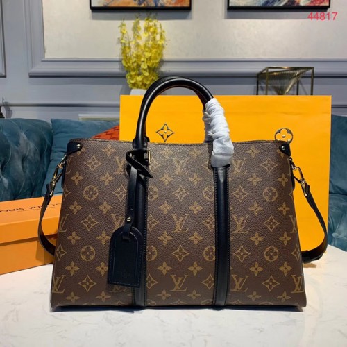 Louis Vuitton SOUFFLOT Średnia torba M44817 czarna