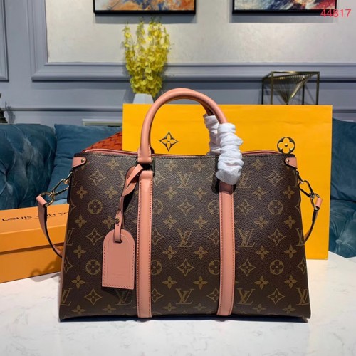 Louis Vuitton SOUFFLOT Średnia torba M44817 różowa