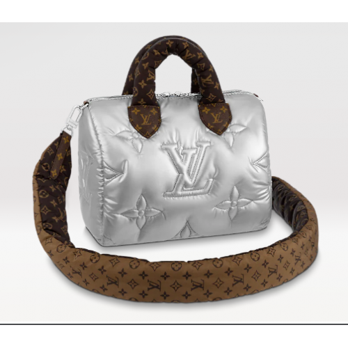 Louis Vuitton SPEEDY BANDOULIERE 25 M20973 Srebrny