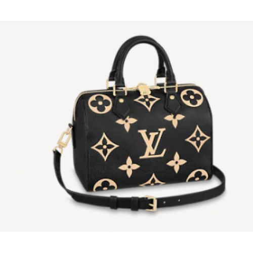 Louis Vuitton SPEEDY BANDOULIERE 25 M58947 czarny