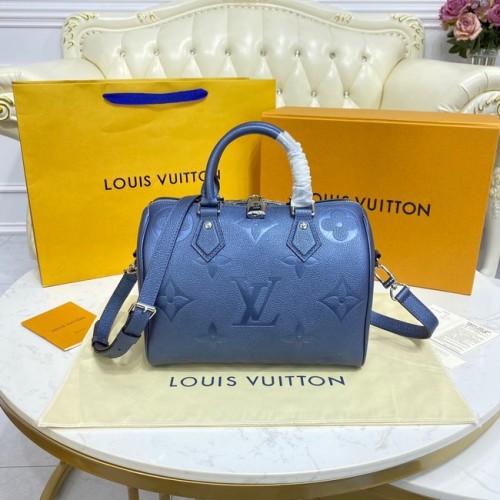 Louis Vuitton SPEEDY BANDOULIERE 25 M58947 niebieski