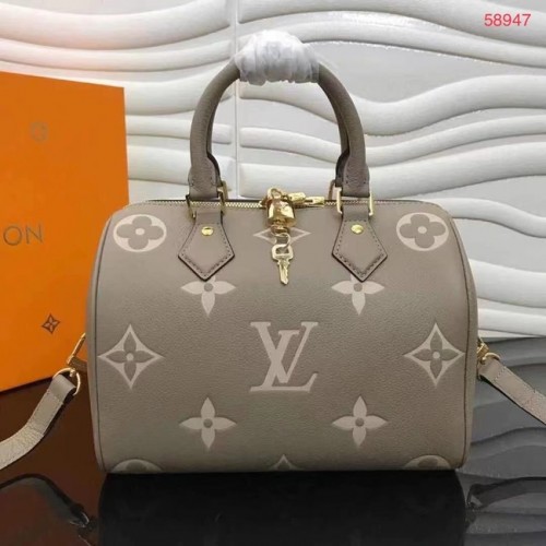 Louis Vuitton SPEEDY BANDOULIERE 25 M58947 szary