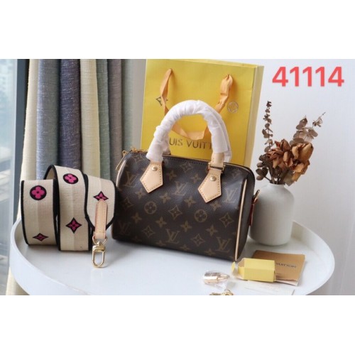Louis Vuitton SPEEDY Monogram Canvas M41114 Kremowy