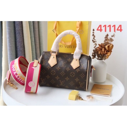 Louis Vuitton SPEEDY Monogram Canvas M41114 różowy