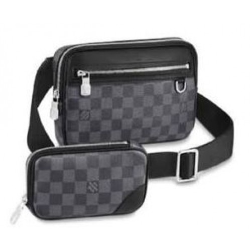 Torba Louis Vuitton Scott Messenger Damier Graphite Canvas Bag M63259 Czarna