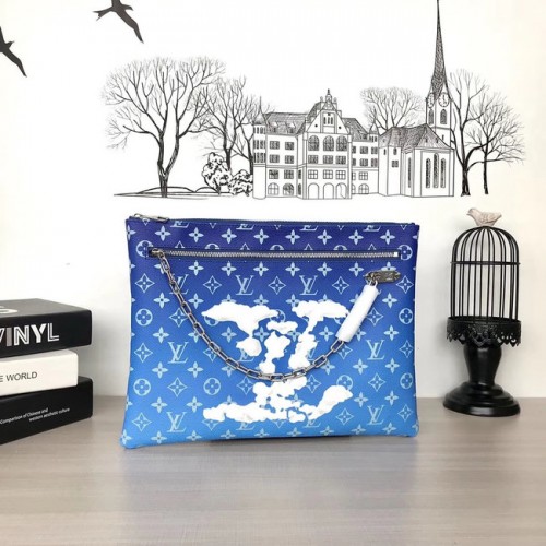 Louis Vuitton TOREBKA KOSMETYCZNA XL M45480 niebieska