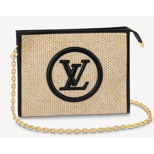 Louis Vuitton TOREBKA KOSMETYCZNA NA ŁAŃCUSZKU M81366 czarna