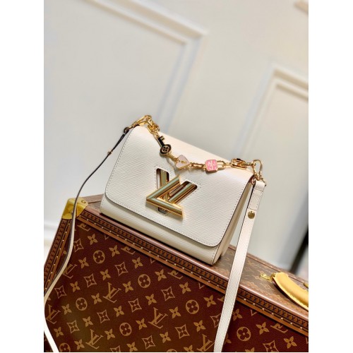 Louis Vuitton TWIST MM M20846 Beżowy