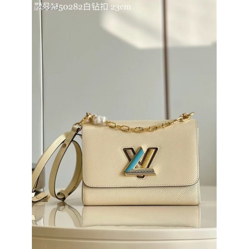 Louis Vuitton TWIST MM M50282 Kwarc Biały