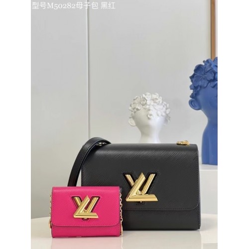 Louis Vuitton TWIST PM M59886 Czarny / Fuksja