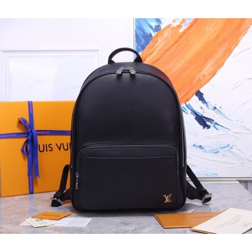 Plecak Louis Vuitton Taiga ze skóry bydlęcej M30258 CZARNY