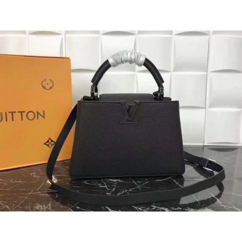 Oryginalne eleganckie torebki Capucines BB Louis Vuitton M94517 w kolorze czarnym