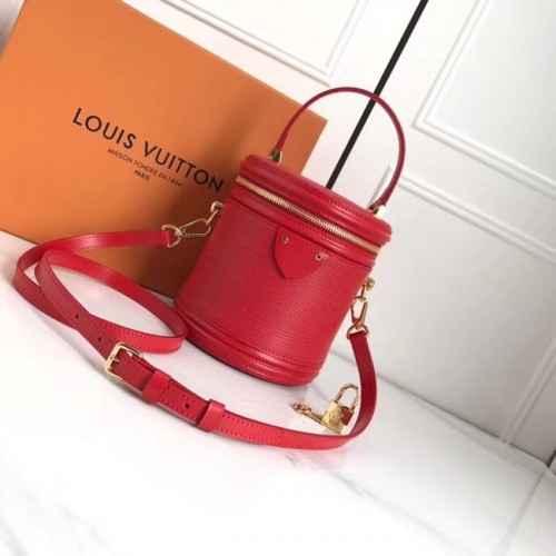 Louis Vuitton oryginalna Epi Leather CANNES M52226 czerwona