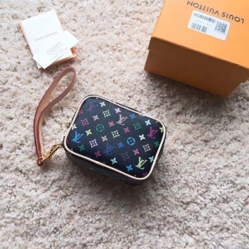 Louis Vuitton oryginalny Monogram Multicolor Canvas M58030 czarny