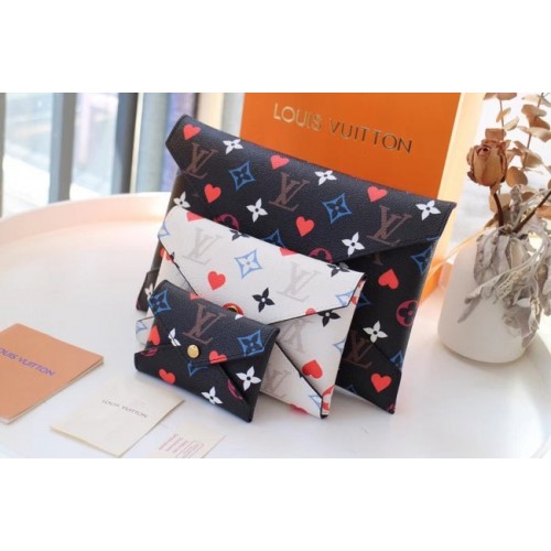 Louis Vuitton original POCHETTE KIRIGAMI M67600 black&white