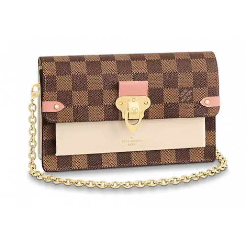 Oryginalny portfel Louis Vuitton VAVIN CHAIN N60237 Cream