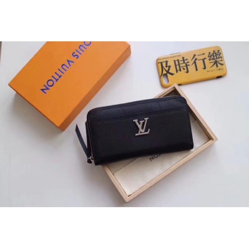 Louis Vuitton oryginalny ZIPPY LOCKME M62622 CZARNY
