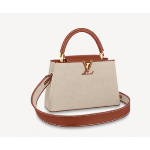 Louis Vuitton CAPUCINES MM M57361 Karmelowy