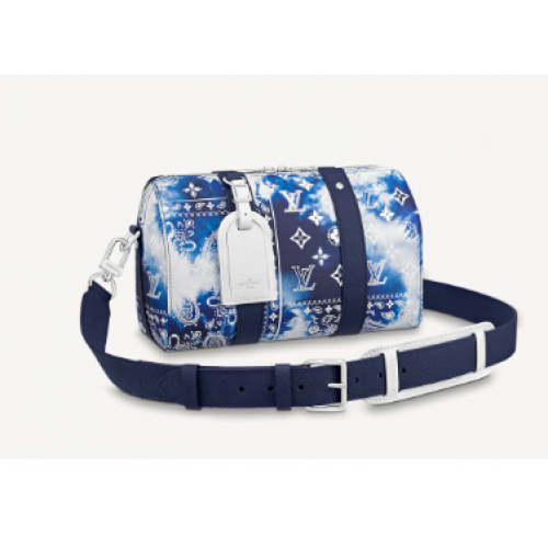 Louis vuitton CITY KEEPALL M20555 Niebieski