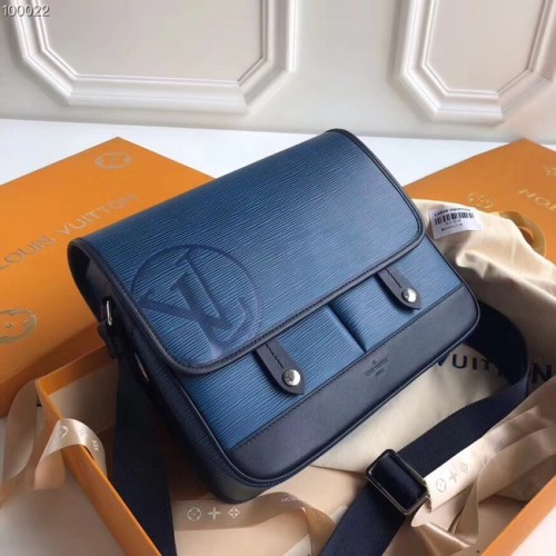 Louis vuitton MESSENGER PM M53492 niebieski