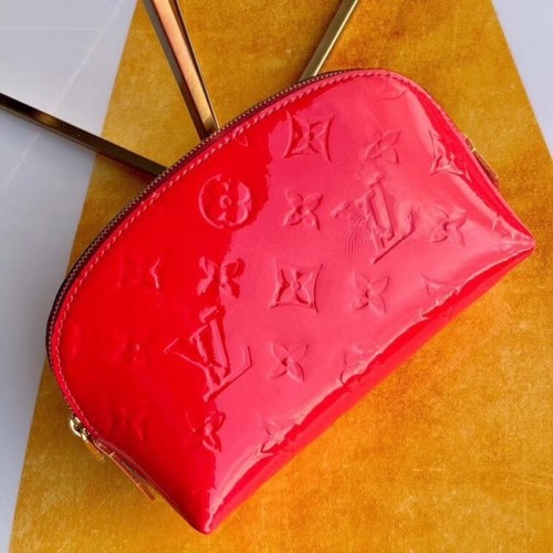 Louis vuitton Monogram Vernis Leather KOSMETYCZKA M90172 Watermelon Red