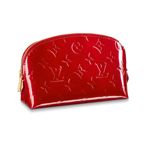 Louis vuitton Monogram Vernis Leather KOSMETYCZKA M90172 czerwona