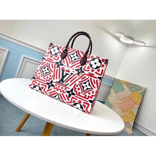 Louis vuitton ONTHEGO M44576 Burgundowy