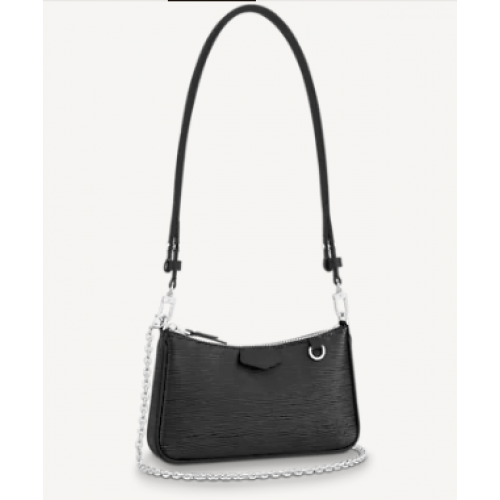 Louis Vuitton Original EASY POUCH ON STRAP M80479 BLACK