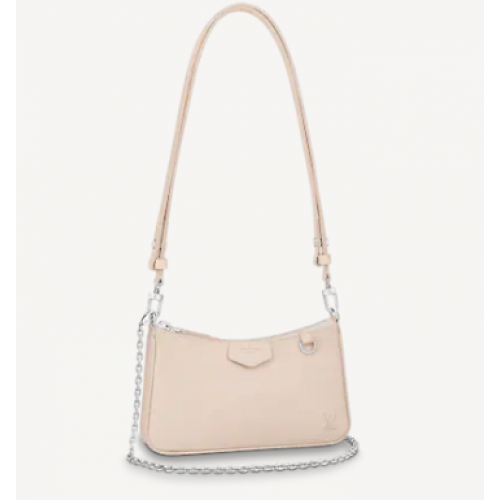 Louis Vuitton Original EASY POUCH ON STRAP M80479 Quartz White