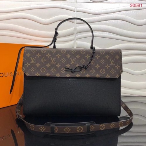 Louis vuitton ROBUSTO BRIEFCASE M30591 czarny