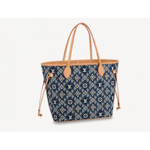 Louis vuitton SINCE 1854 NEVERFULL MM M57484 niebieski