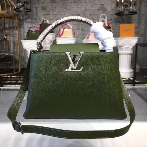 Louis vuitton original CAPUCINES PM M94586 zielony