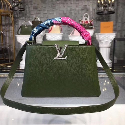Louis vuitton original CAPUCINES PM M94587 zielony