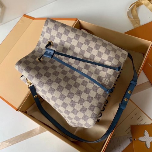 Louis Vuitton original Damier Azur NEONOE N44022 niebieski
